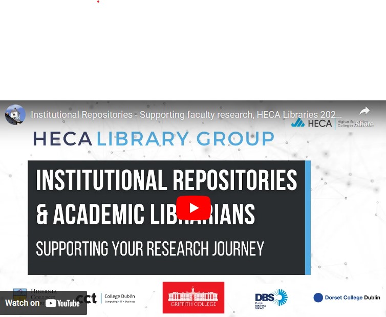 Institutional Repositories Supporting Your Research Journey